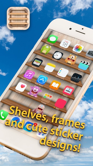 How to cancel & delete Top Shelves Wallpaper – Home Screen Backgrounds with Shelf, Frame and Sticker Decorations from iphone & ipad 2