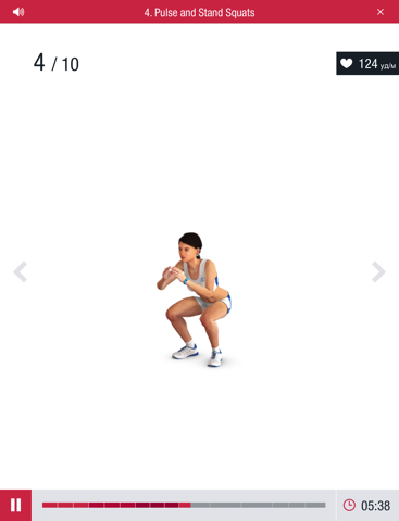 Скриншот из Runtastic Leg Trainer Workouts