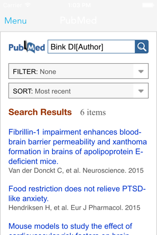 PhD App Bink screenshot 4