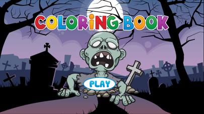 Zombie Coloring Book - Painting Game for Kids screenshot 1