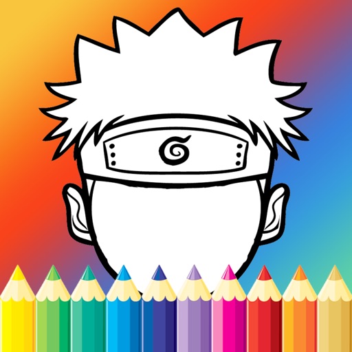 Coloring Paint For Kids Game Naruto Edition iOS App