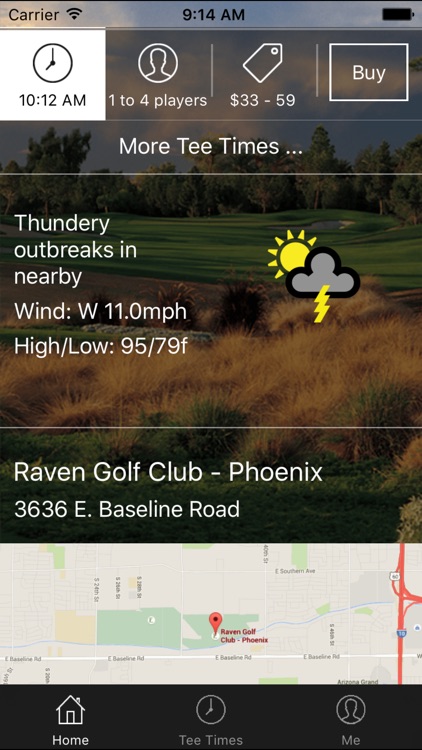 Raven Golf Club Tee Times