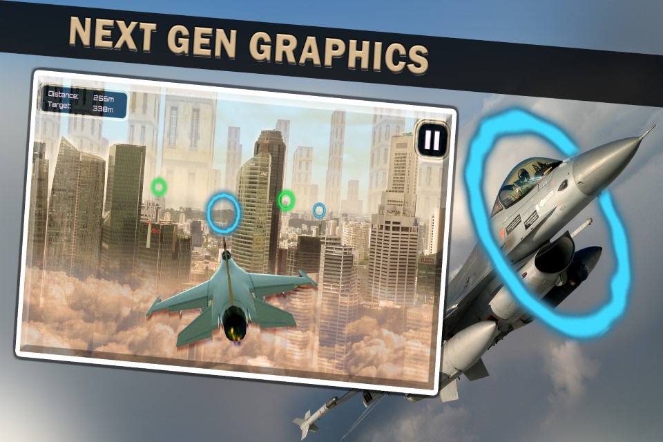F16 Nitro Aeroflight - Air Fighters Pilot Landing screenshot 2