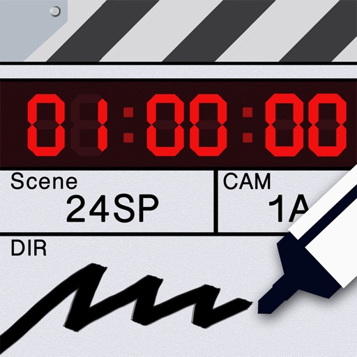 ClapperPod SP -Drawable Clapperboard- for iPhone icon