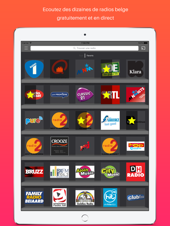 Screenshot #4 pour Radios Belgique - le meilleur de la radio belge