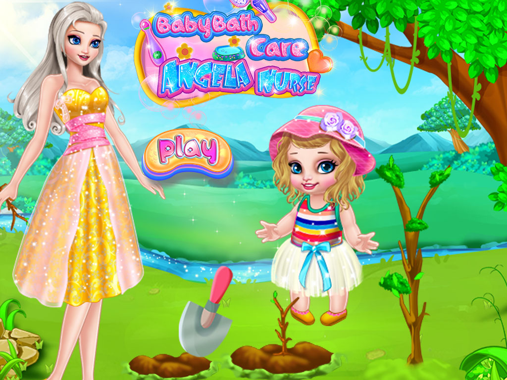 Baby Bath Care Angela Nurse - Dress up