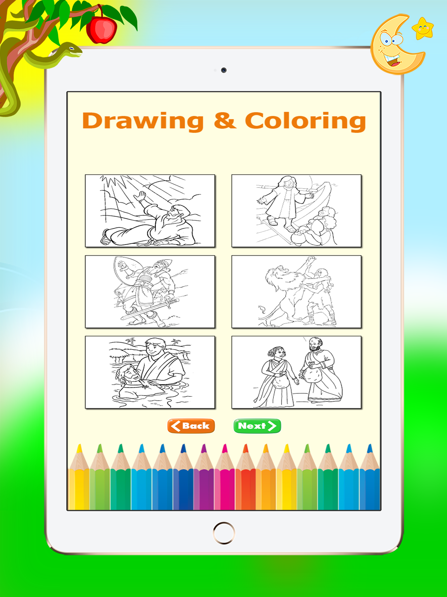 Bible Christ Coloring Book - Drawing and Paint For Kids screenshot 7
