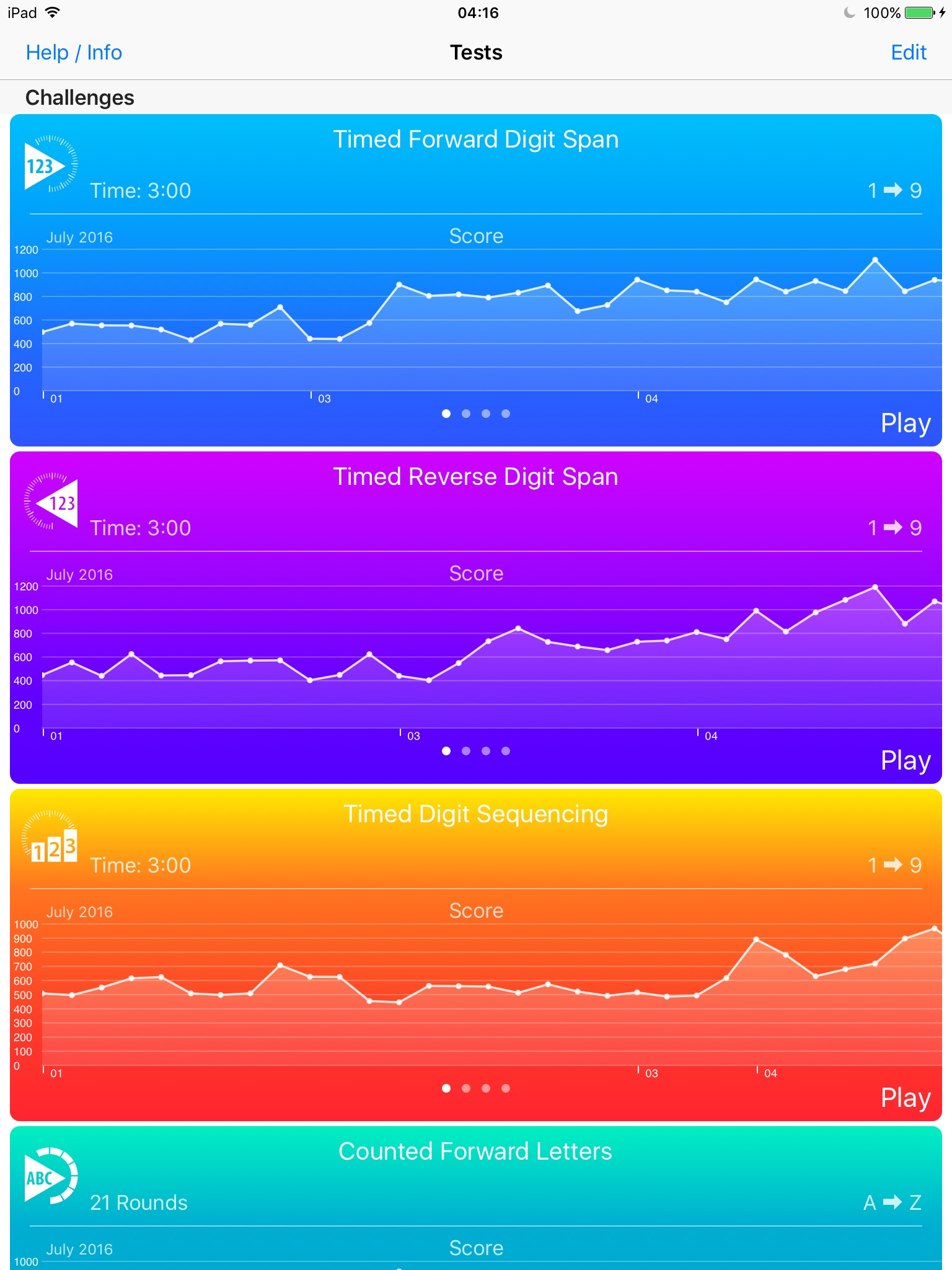 SequenceTrainer screenshot 6
