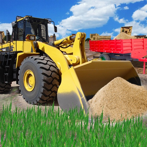 Town Construction Bulldozer - build a city simulation free HD game icon