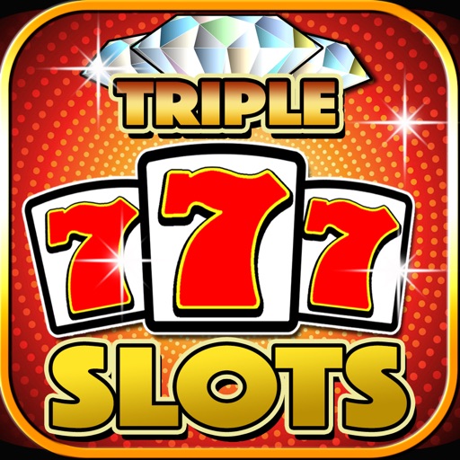 777 Triple Diamond Slots Machine - FREE Casino Game icon