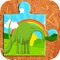 Dinosaur Rex Jigsaw Puzzle Farm - Fun Animated Kids Jigsaw Puzzle with HD Cartoon Dinosaurs