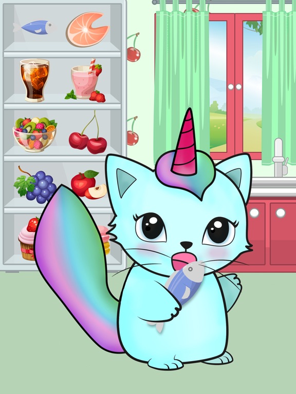 Screenshot #5 pour Kittycorn animal de compagnie – Ami animal pour enfant  s’occuper et prendre soin d’eux