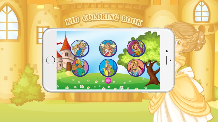 Coloring books (princess2) : Coloring Pages & Learning Games For Kids Free!