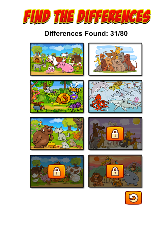Screenshot #4 pour Trouvez les Différences - Animals Cartoon Edition