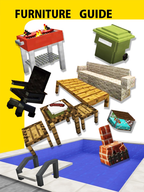 【图】Furniture Mod, Guide, Video – Game Pocket Wiki for Minecraft PE & PC Edition(截图3)