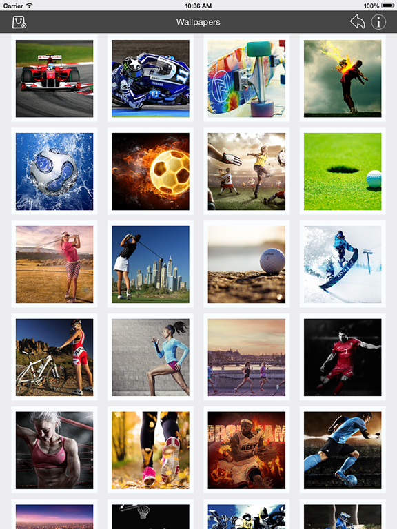 Screenshot #4 pour Wallpapers Collection Sport Edition