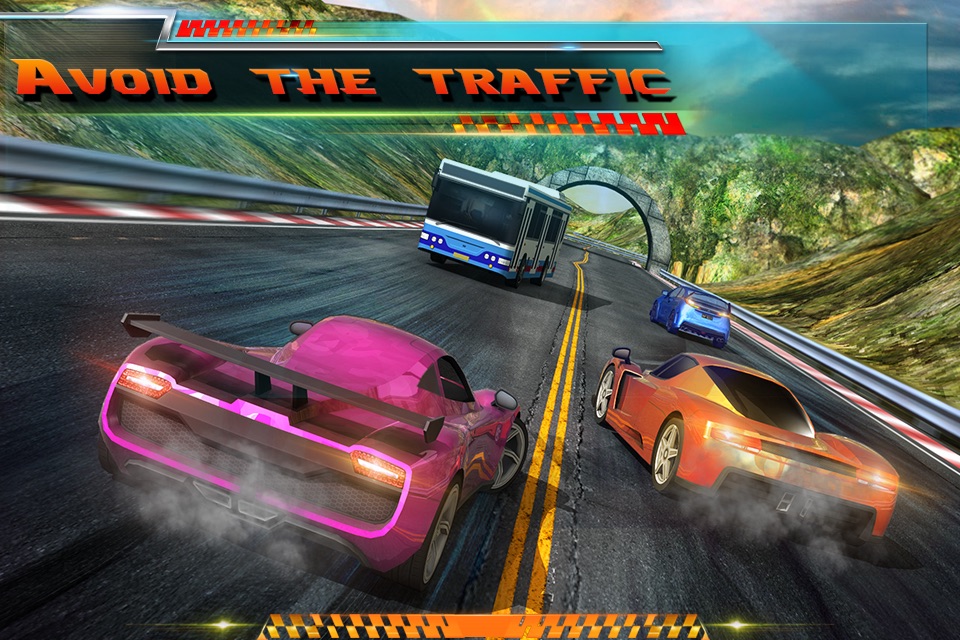 Racing in City 3D screenshot 2