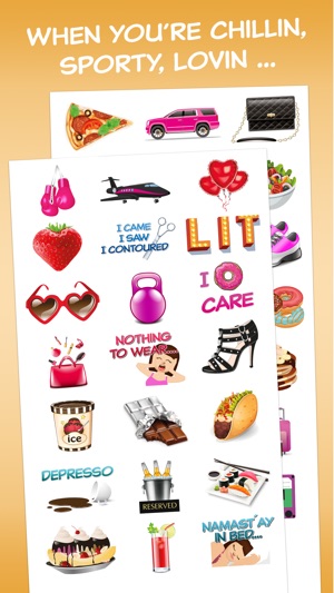 Chicks Love Emoji - Extra Emojis For Sassy & Flirty Texts(圖2)-速報App