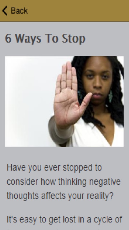 How To Stop Being Negative