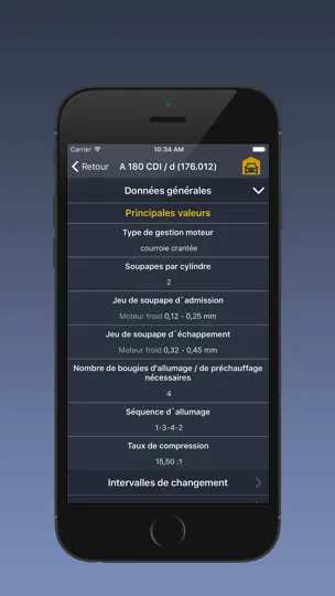 Capture d'écran de TechApp Pour Mercedes sur iPhone 4