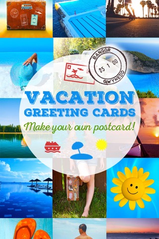 夏 壁紙 + はがき - Vacation Greeting Cards, Summer Holiday Greetings and Wallpapersのおすすめ画像1