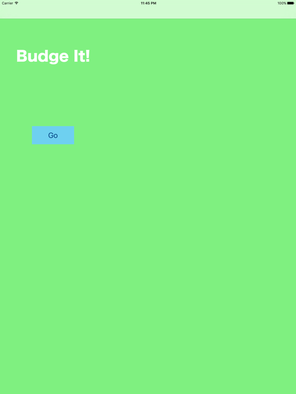 Budge It! iPad screenshot 1 - Lifestyle app