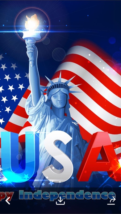 4th Of July Independence day wallpaper iPhone screenshot 4 - Photo & Video app
