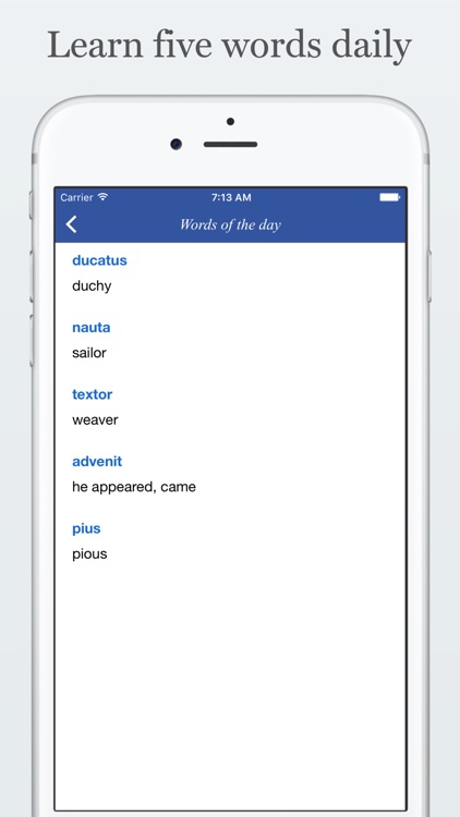 Latin Genealogical Word List screenshot-3
