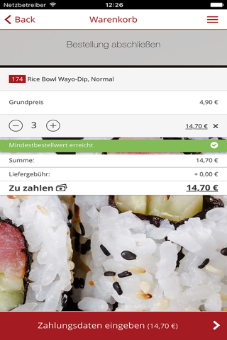 Sushi für Hamburg screenshot 3