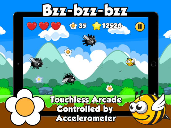 Screenshot #4 pour Bzz-bzz-bzz - Accelerometer Arcade Game