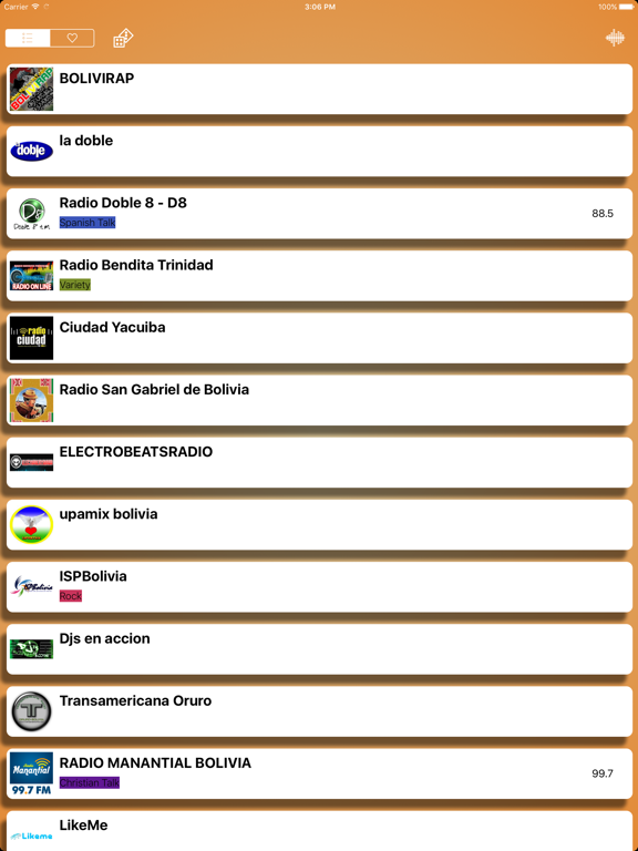 Screenshot #4 pour Radios de Bolivia en Vivo Gratis - FM AM