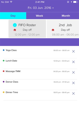 WorkLife Calendar screenshot 3