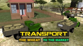Farm Harvester Simulator – Farming tractor driving & trucker simulator game screenshot