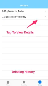Drink Water Reminder - Tracking Daily Water Intake screenshot #3 for iPhone