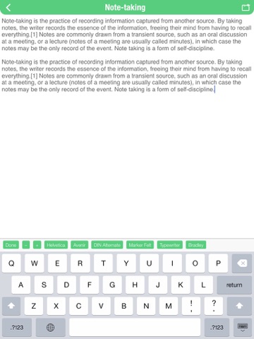 Screenshot #5 pour Notepad - Plane Notes and Text Editor