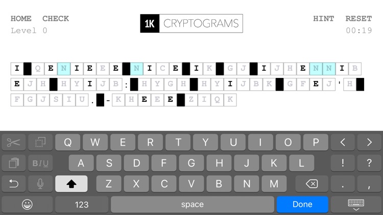 1k Cryptograms