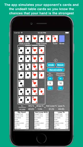 Game screenshot Texas Beat'em - The Poker Helper hack