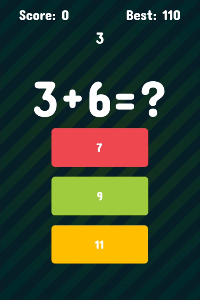 The Four - Brain Game, Quick Math for Kids Games screenshot 3