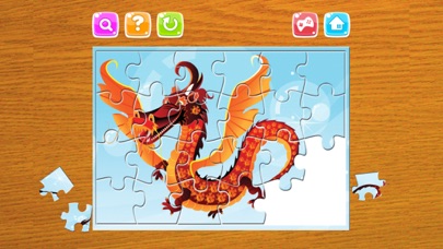 Dinosaur And Dragon Puzzle - Dino Jigsaw Puzzles For Kids Toddler and Preschool Learning Games app screenshot 3
