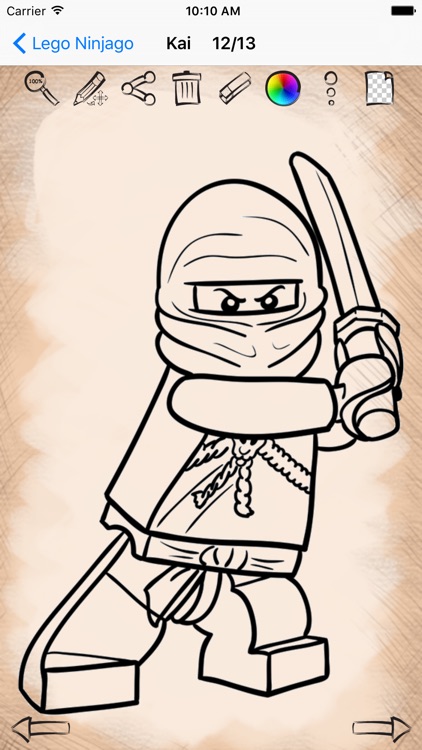 ninjago kai drawing