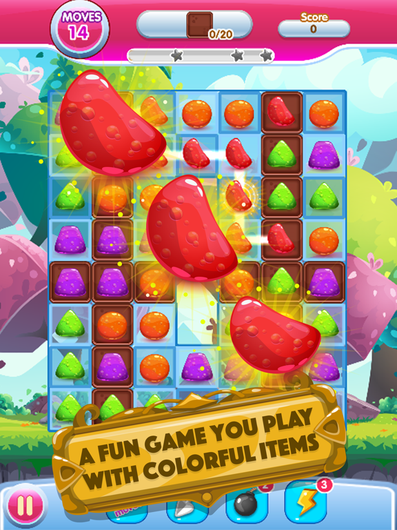 Sweet Candies Mania - Match 3 Crush Puzzle