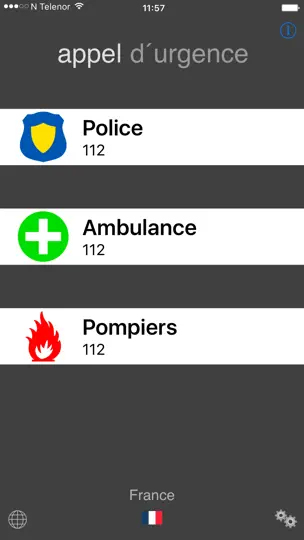 Capture d'écran de Appel D'urgence Partout sur iPhone 1