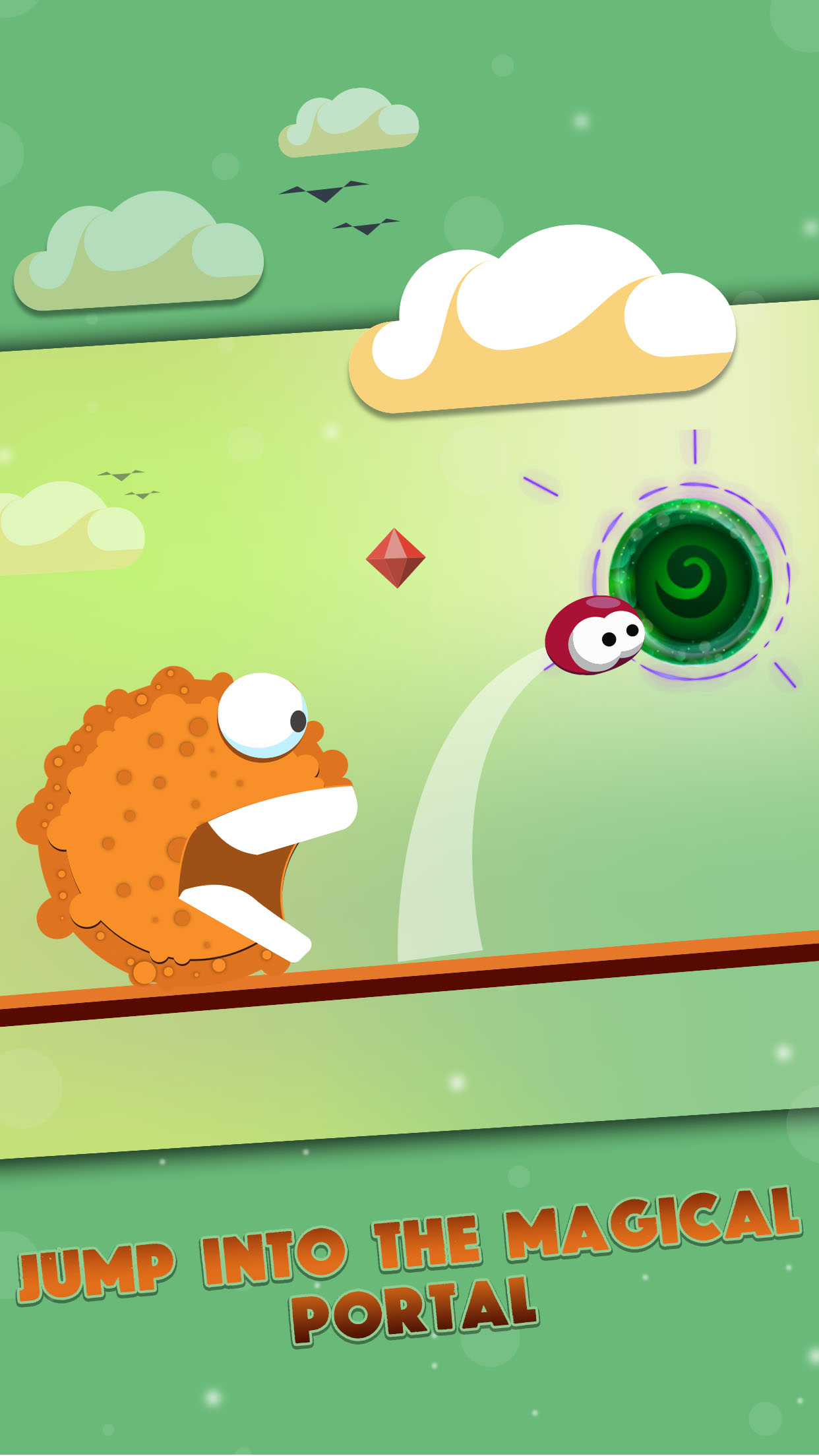 Super bird jump - Stay focused in the Hardest Portal-Game Ever screenshot 2