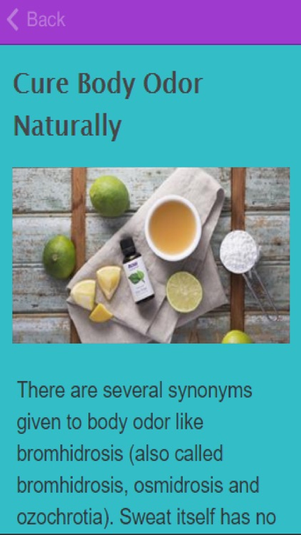 How To Get Rid of Body Odor