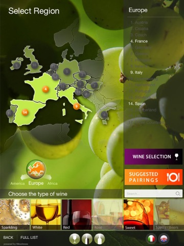 Screenshot #5 pour WineAmore - Menu vins & mets