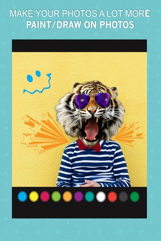 Animal face sticker - color swap lab lol screenshot 2