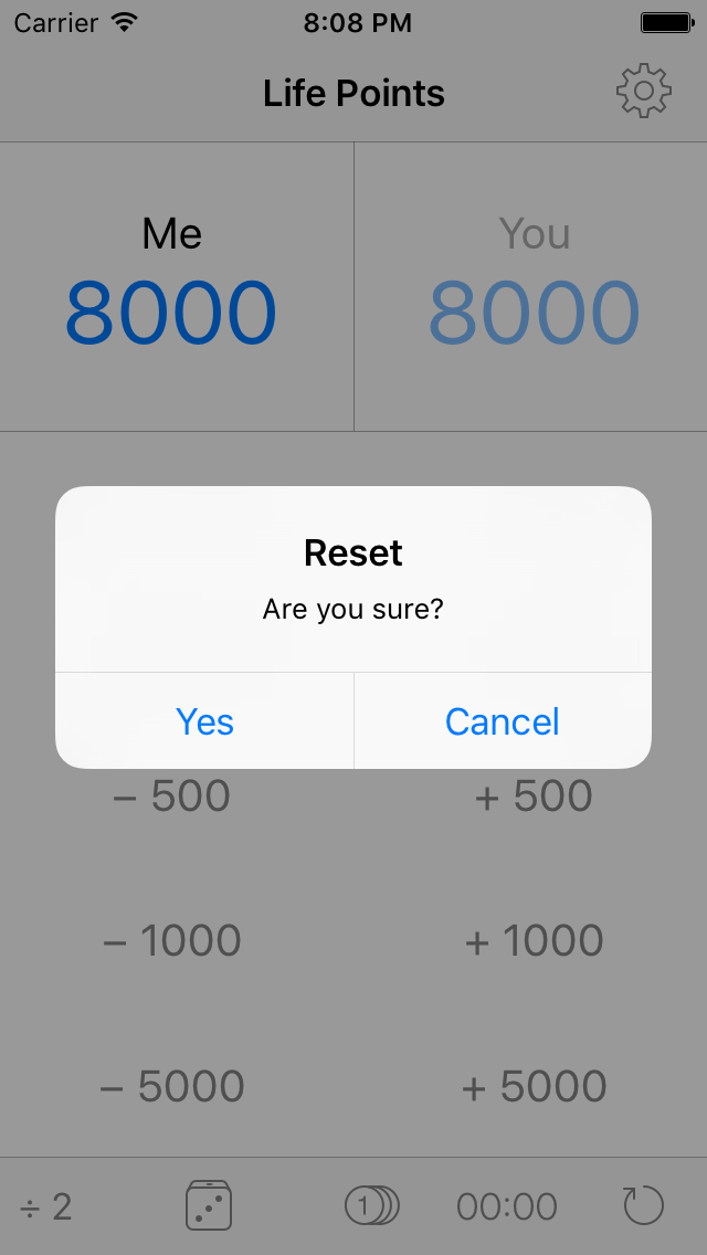 YugiCalc Life Point Calculator