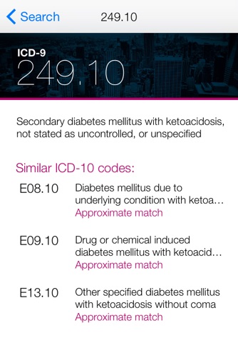ICD-10 & ICD-9 Code Converter screenshot 4