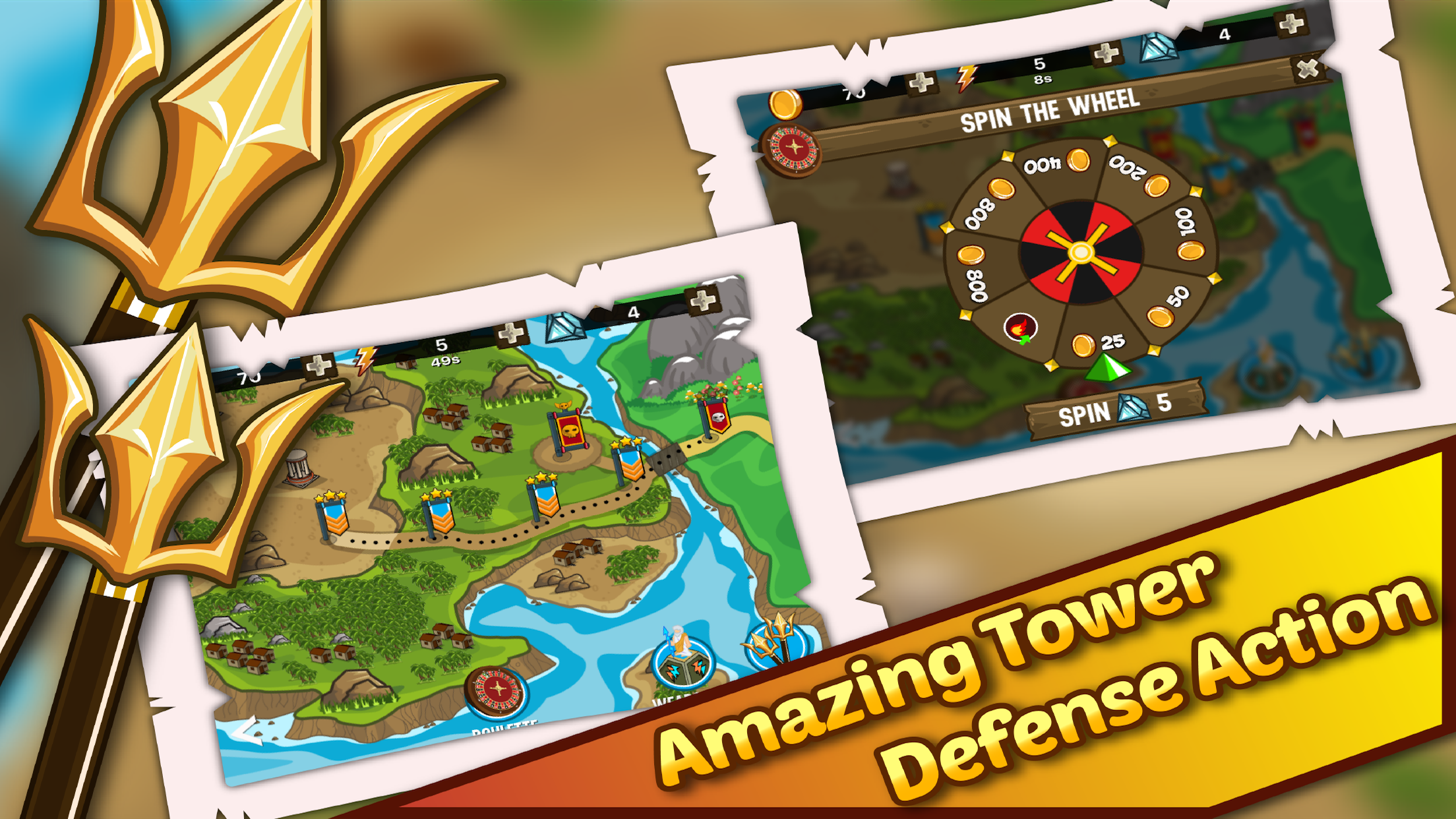 Olympus Defense TD. Fury Rome Gods Rising In Divine Dawn Strategy