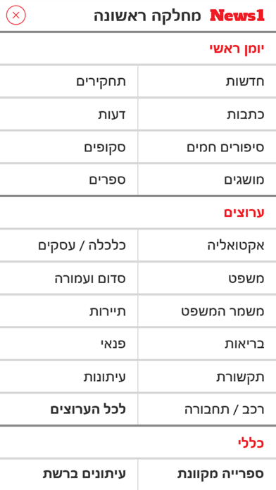 Screenshot #3 pour מחלקה ראשונה News1
